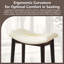 Sowers Solid Wood Accent Stool with Fabric Upholstery-1215417411-1215417408