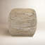 Pouf 0H en cuir et jute-2020789382