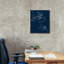 Toile épique «Lines In Space 1» par Kamdon Kreations, 20 po x 24 po