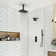 Rainfall Symphony Dual Shower Head Pressure-Balanced Complete Shower System with Digital Display