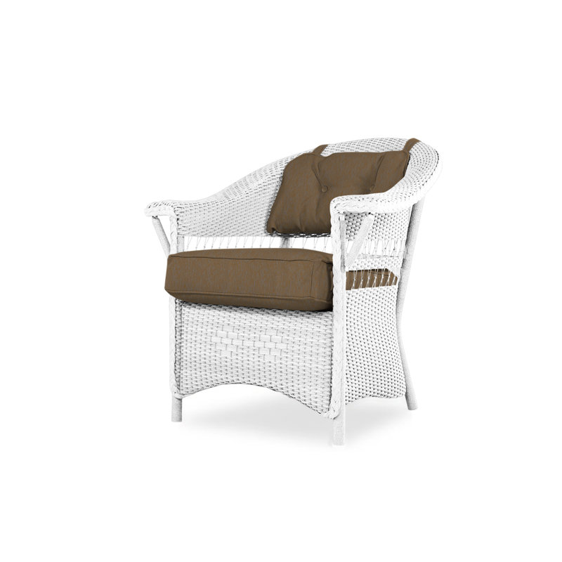 Nantucket Outdoor Dining Armchair, White, Serene Spa