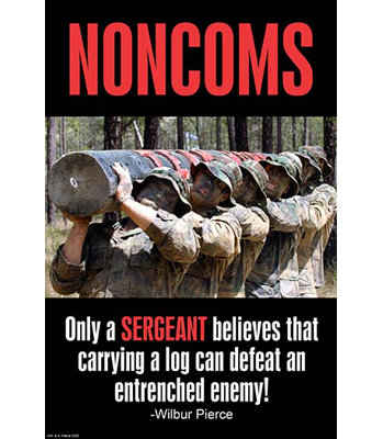" Non-coms " by Wilbur Pierce