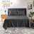 Lux Decor Collection Brushed Microfiber Sheet Set with Fitted Flat Sheets & Pillowcase-29674155-29674148