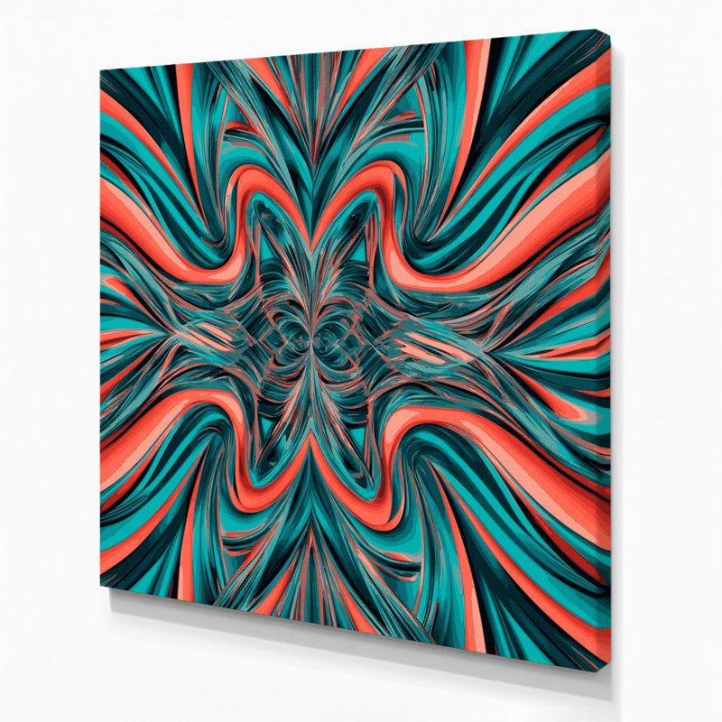 Art mural sur toile Op Op 15, H 32 po x l 32 po