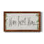Home Sweet Home Greenery - Reproduction d'art textuel sur toile encadrée-132356487