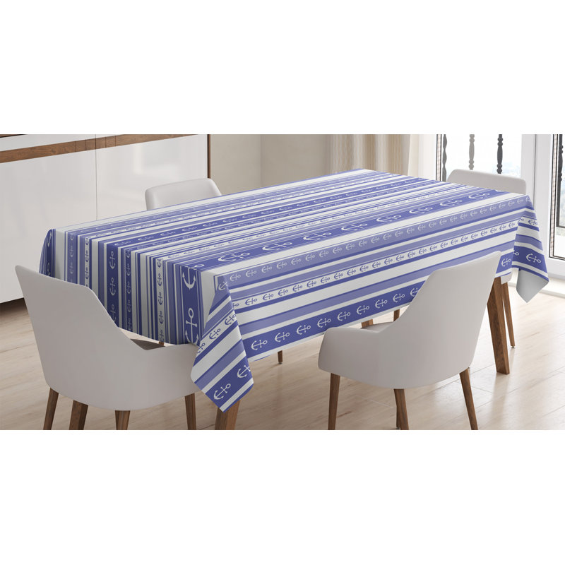 Striped Tablecloth, 84" L x 60" W
