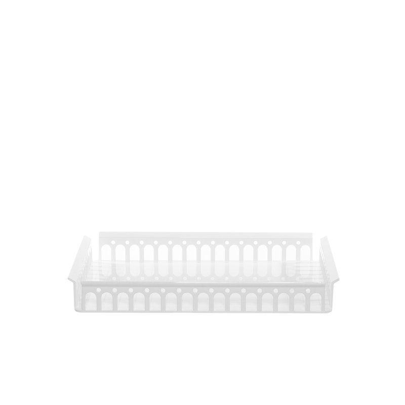 Piazza Decorative Tray, White