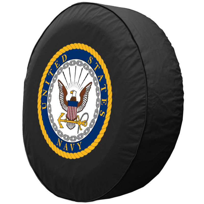Housse de roue de cravate US Military, Noir, F, Bleu marine