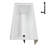 Streamline 66 in. x 32 in. Acrylic Left-Hand Drain Alcove Bathtub in Glossy White With External Drain-101700378