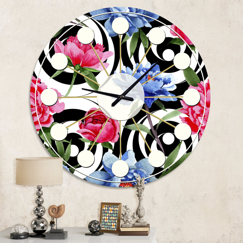 Horloge murale Mid-Century, Moyenne