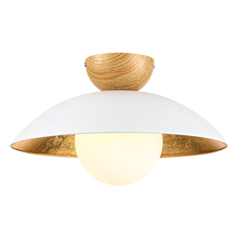 Plafonnier encastré Briceson, Blanc