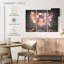 «USA Map Textured USA Map», ensemble de 3 reproductions sur toile par Echoes Of America-93061321