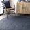 Tapis bleu marine en jute touffeté à la main Berowalt Farmhouse