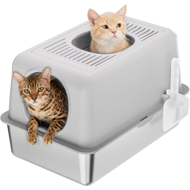 Stainless Steel Litter Box Enclosure