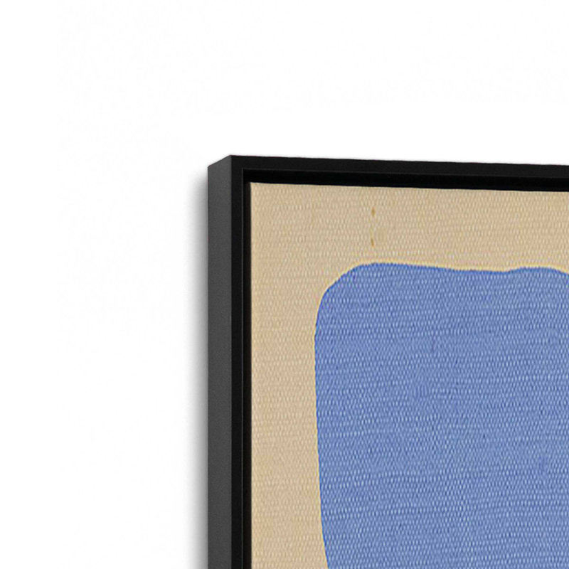 "Chromatique" par Golden Glow Interiors 3 - Pièces sur toile, Cadre noir satiné, H 34 po x l 34 po