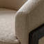 Clarina Curved Textured Upholstered Armchair