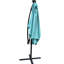 Parasol de patio rectangulaire 2X3m - à énergie solaire, imperméable, pour piscine de terrasse avec de l'eau à énergie solaire,-2030129063