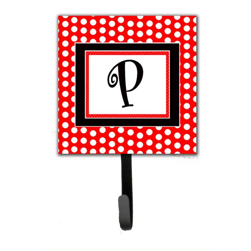 Crochet mural pois à points monogramme, P