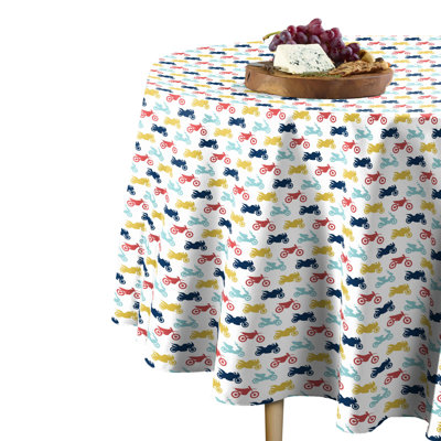 Carrollwood Geometric Round Tablecloth