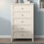 Commode 5 tiroirs en bois massif l 31,9 po Youngtown