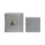 Sagebrook Home 2-Pieces Harcourt Suede Boxes With Stone Knob, Blue