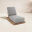 Hermosa Outdoor Teak Chaise Lounge-311407010