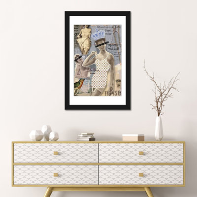 «Vintage Fashion # 4» par Luz, impression sur toile tendue