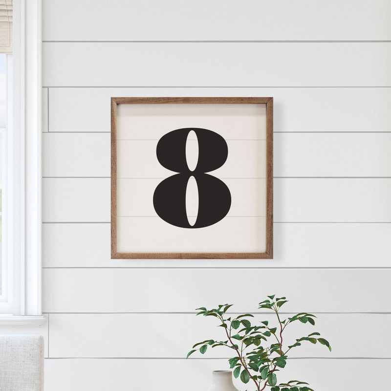 Square Classic Number Eight