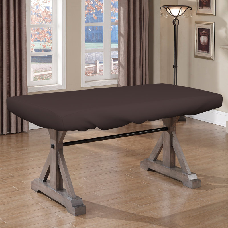 Housse de table de poker polyvalente pour l'intérieur et l'extérieur, Café, L 42 po x l 84 po