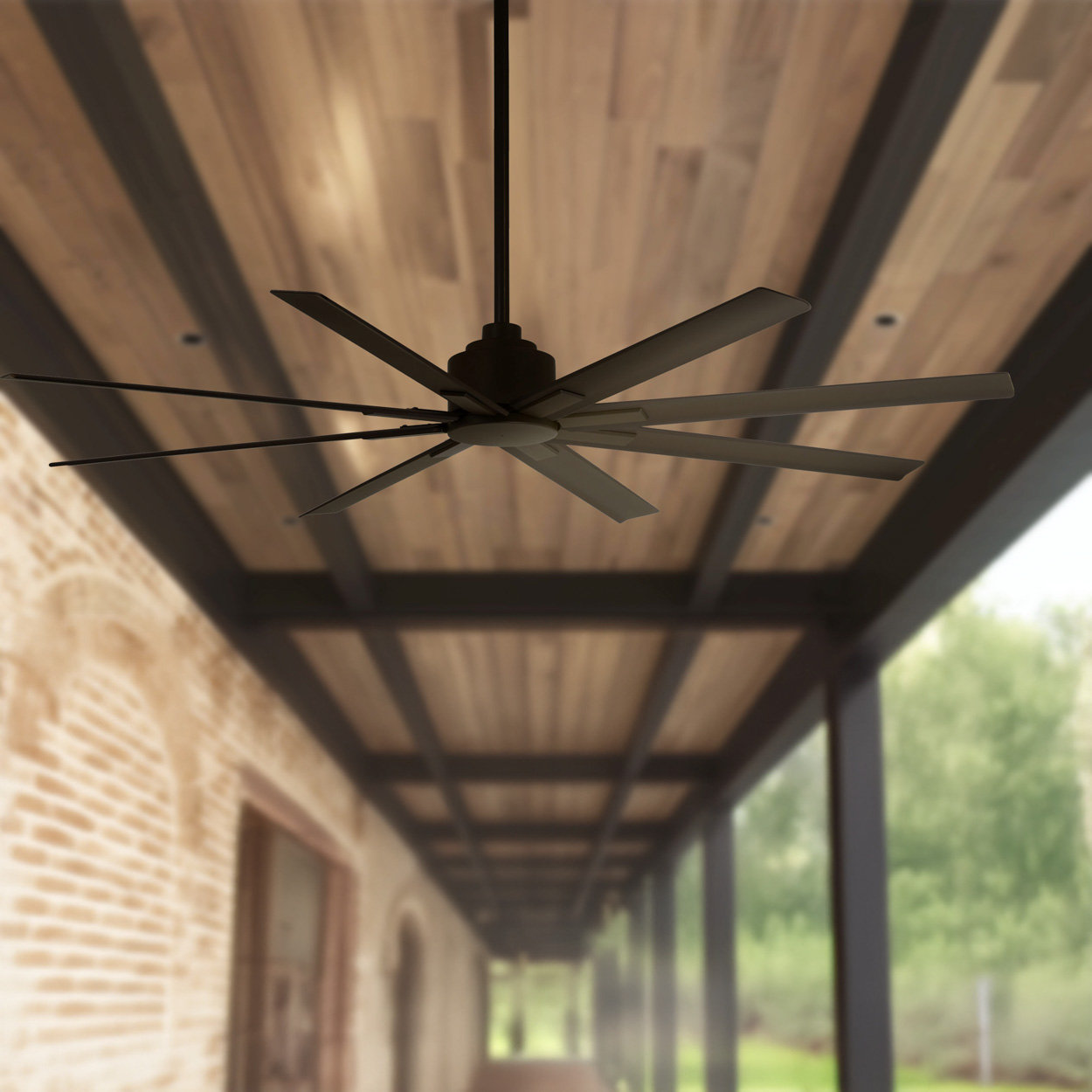 Xtreme Outdoor Smart Ceiling Fan, 65" Wide, Oil Rubbed Bronze