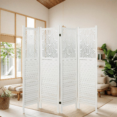 Wood Folding Room Divider by Millwood Pines