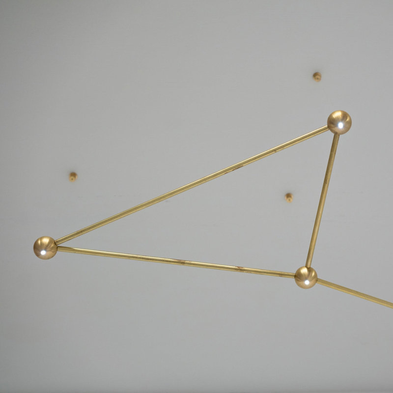 9 - Light Unique Geometric Chandelier