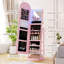 22"Wide Freestanding Jewellery Armoire with Mirror,LED-647666825