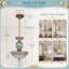 Lustre à 3 lumières de style champêtre rétro français (ampoules incluses)