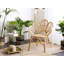 Tooleville Rattan Peacock Chair Natural FLORENTINE II