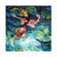 Dancing Colors Koi by Marcia Baldwin - Painting on Canvas-1911080320-1885894871