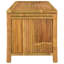 Bay Isle Home Pettie 90 cm W 150 L Water Resistant Bamboo Solid Wood Deck Box in Brown