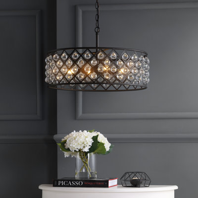 Chesler Crystal/Metal LED Pendant