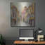 «Pastel Street II» par Silvia Vassileva, art mural en métal, 24 po x 24 po-1704886168