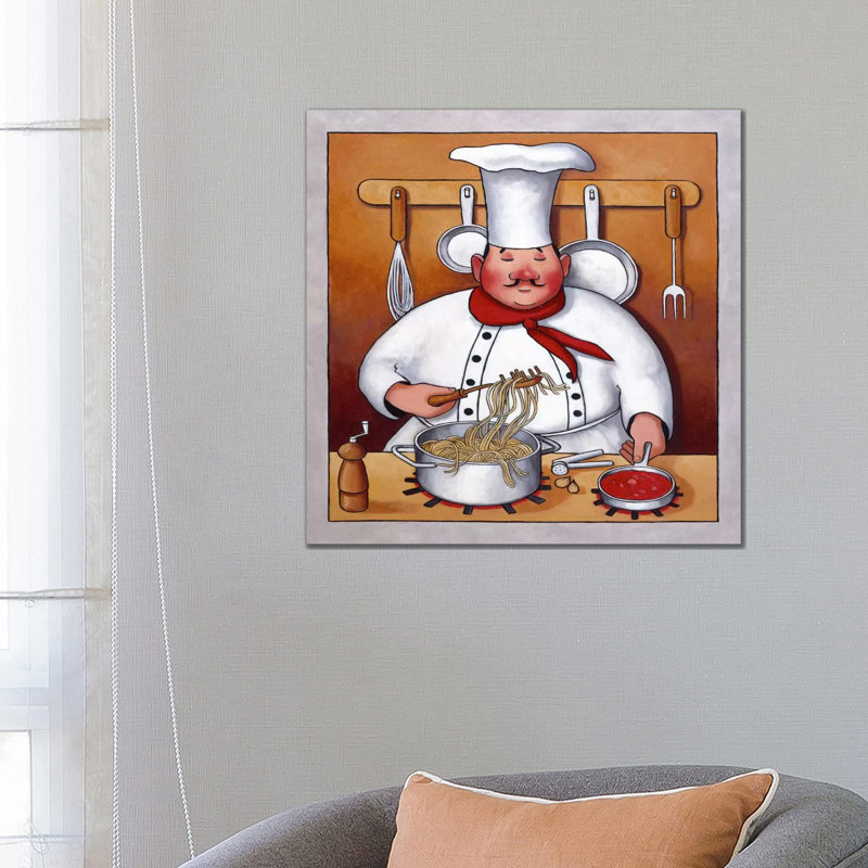 Chef 4 by John Zaccheo - Wrapped Canvas Print, 66.04 cm H x 66.04 cm W x 1.91 cm D