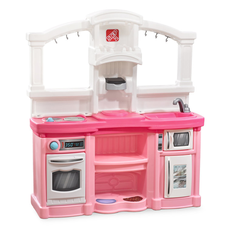Mini Cute Pink Microwave Oven Pretend Role Play Toy For Children Role  Playing Kitchen Toys Set