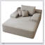 Chaise longue surdimensionnée, canapé-lit moelleux en fausse fourrure pour un confort ultime et une polyvalence dans les salons-415284788