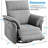 Power Recliner Chair Swivel Glider Upholstered Nursery Rocker Reclining Sofa Chair with Charging Port, Double-Layered Armrests & Side Pocket for Living Room and Bedroom-668976132