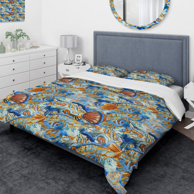 Coastal Polyester Duvet Cover