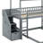 Twin Over Full Bunk Bed With Slide-842490950