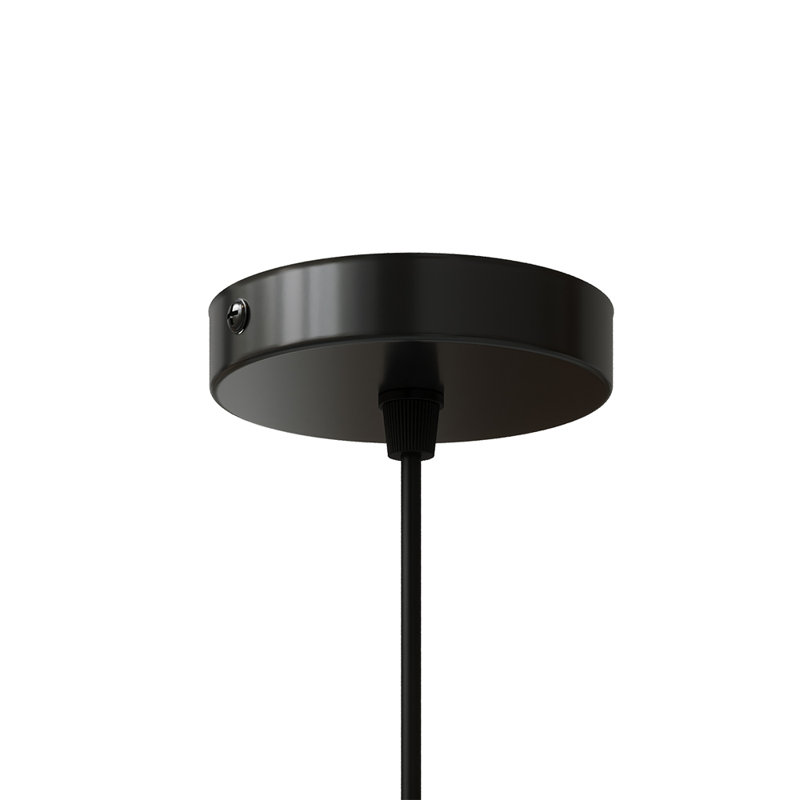 1 - Light Matte Black Chandelier Pendant