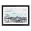 Skyline of Dhaka in Bangladesh in Abstract - Picture Frame Graphic Art Print-55739739-55739738