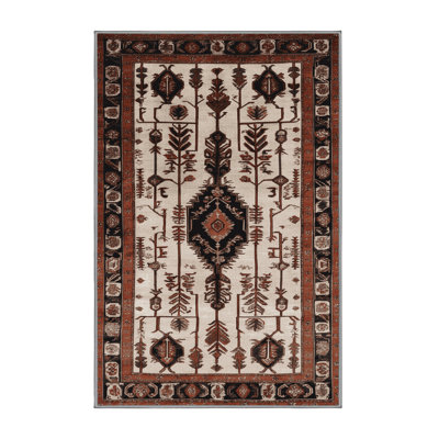 Machine Washable Turkish Gray Area Rug