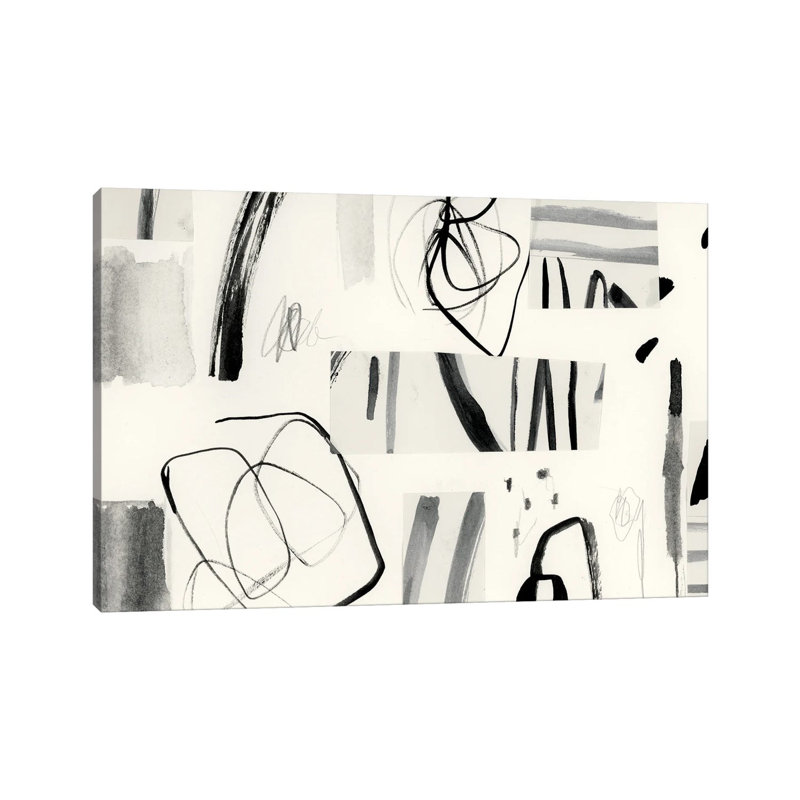 Neutral Patchwork II by Victoria Barnes - Wrapped Canvas Painting, 101.6 cm H x 66.04 cm W x 3.175 cm D