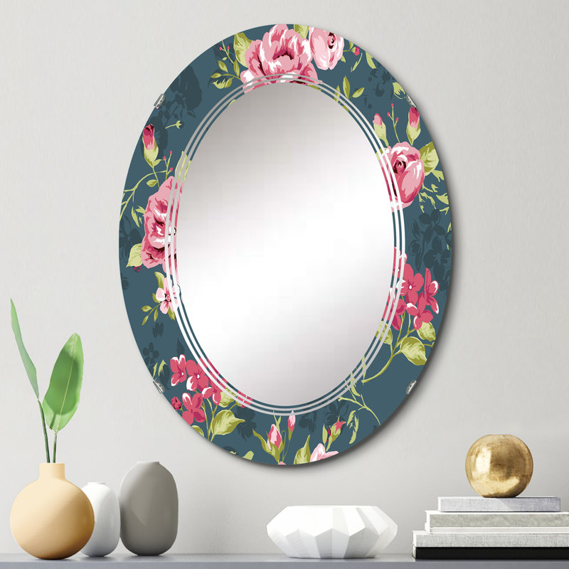 Miroir de salle de bain ovale mural, 30 po x 20 po